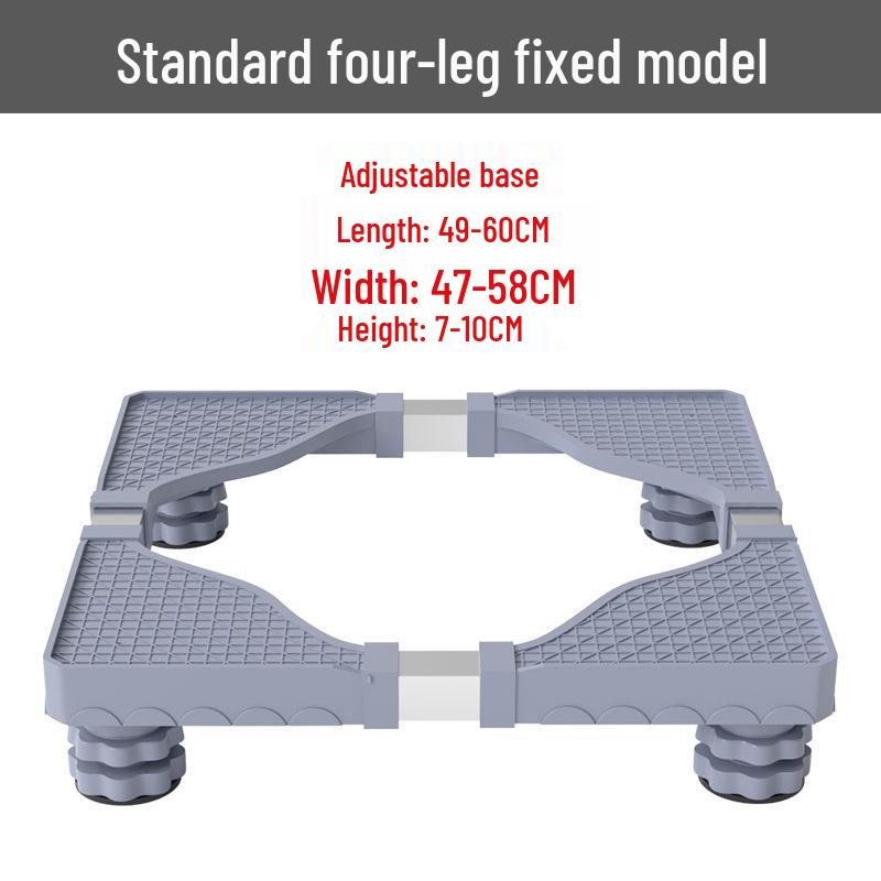Universal Heavy-Duty Washing Machine Base Stand - Moisture & Shockproof, Adjustable for Top & Front Load Models
