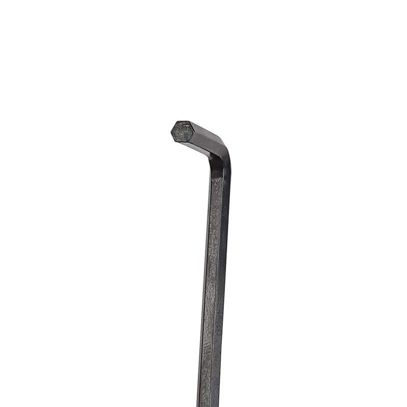 0.9-8mm Black Carbon Steel Metric Hex Key L-Shaped Wrench