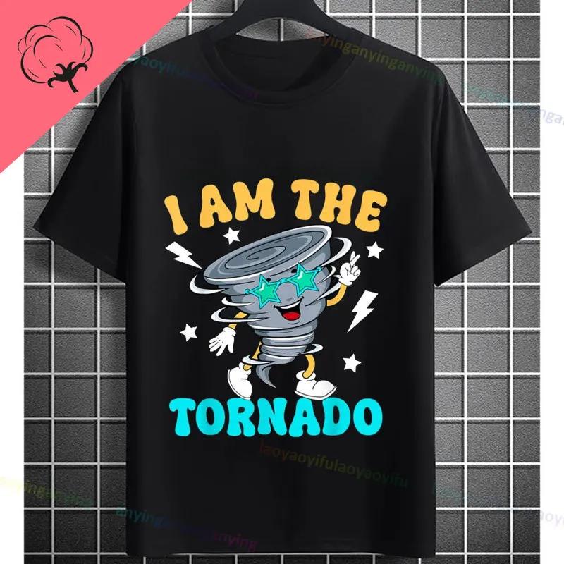 Cacciatore di tempeste Cacciatore di tornado Meteorologo Grafica divertente Maglietta Girocollo Manica corta Cotone Perfetta Per Tutte le Stagioni