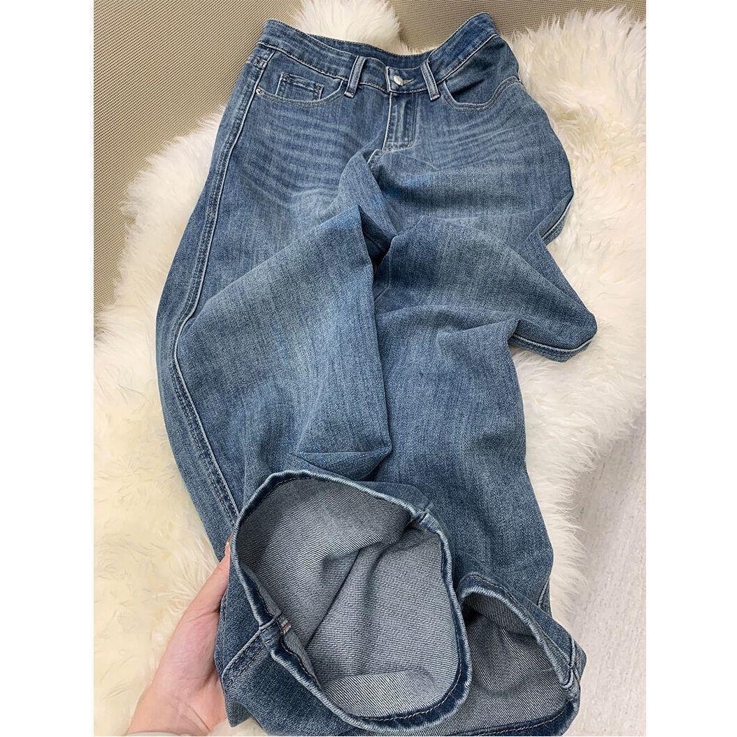 

Women s Plus Size High Waist Retro Washed Wide Leg Jeans - Spring 2026 Collection M (Recommended 95-105 kg)