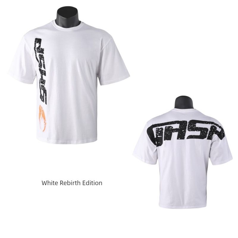 God Fitness T-shirt Originale Europea e Americana a Maniche Corte alla Moda Larga Taglia Grande Muscoli Full Cotone Sportiva a Mezza Manica Maglietta da Allenamento