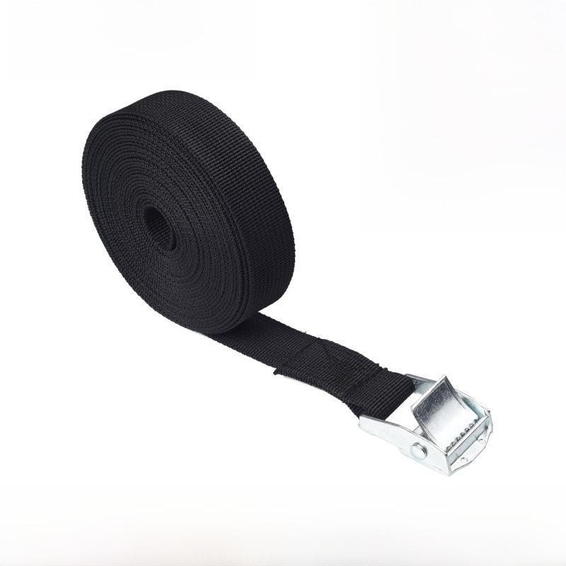 

Черный ремень из цинкового сплава с пряжкой для багажа с полипропиленовой проволокой для натяжения