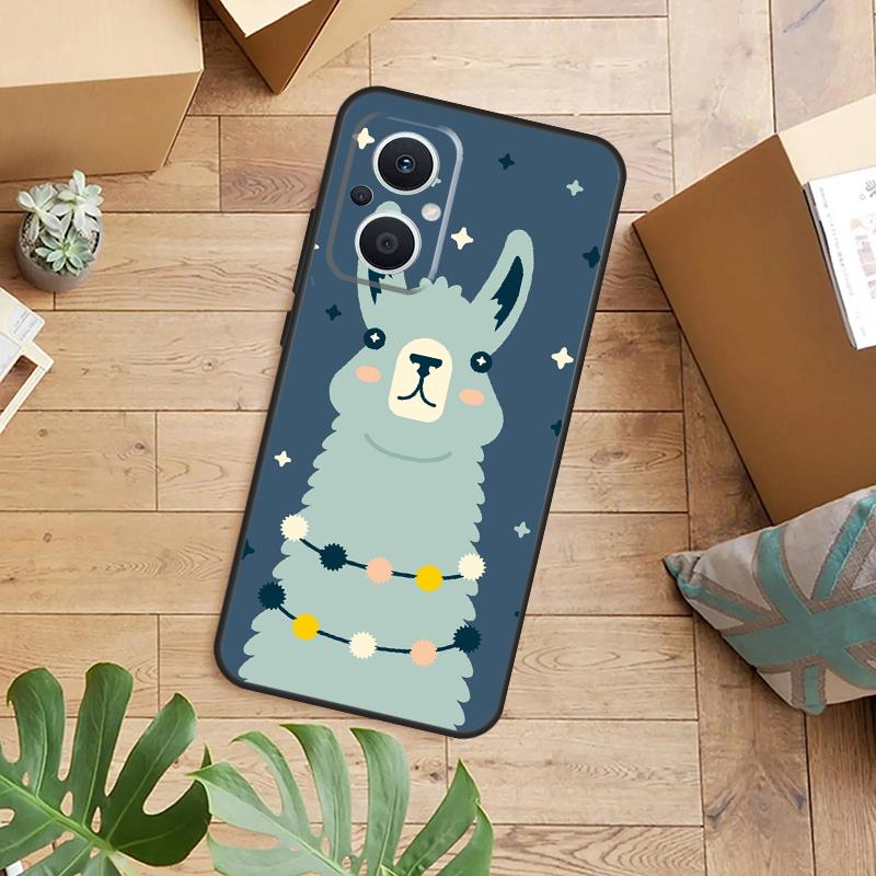 

Cute Llama Phone Case For OPPO Reno 14 13 12 11 F 10 Pro 8T 8 Lite OPPO Find X9 X8 X6 X5 Pro Back Cover OPPO Reno8 Pro