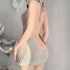 Sex Underwear Sexy No-Take Pajamas Passion Set Large Size Hot Uniform Sweater Temptation Midnight Charm Autumn and Winter