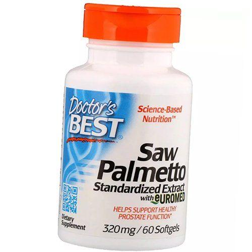 

З Пальметто, Saw Palmetto Standardized Extract 320, Doctor s Best 60гелкапс (71327013) 60softgels