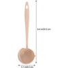 1 Piece 2 in 1 Soup Spoon Wheat Straw Long Handle Soup Spoon Kitchen Straining Ladle Soup Pan Spoon with Filter Strainer YY0774