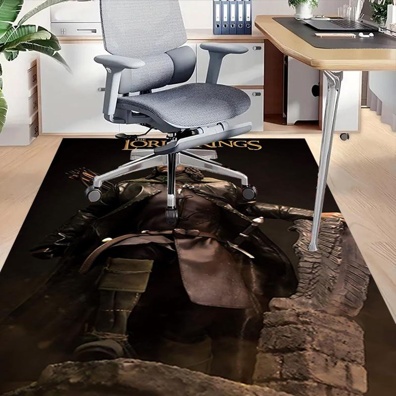 1pc Aragorn Lord of the Rings Carpet, for Home & Office Decor, Desk Chair Carpet, Festive Gift,Conference Room CarpetL1257