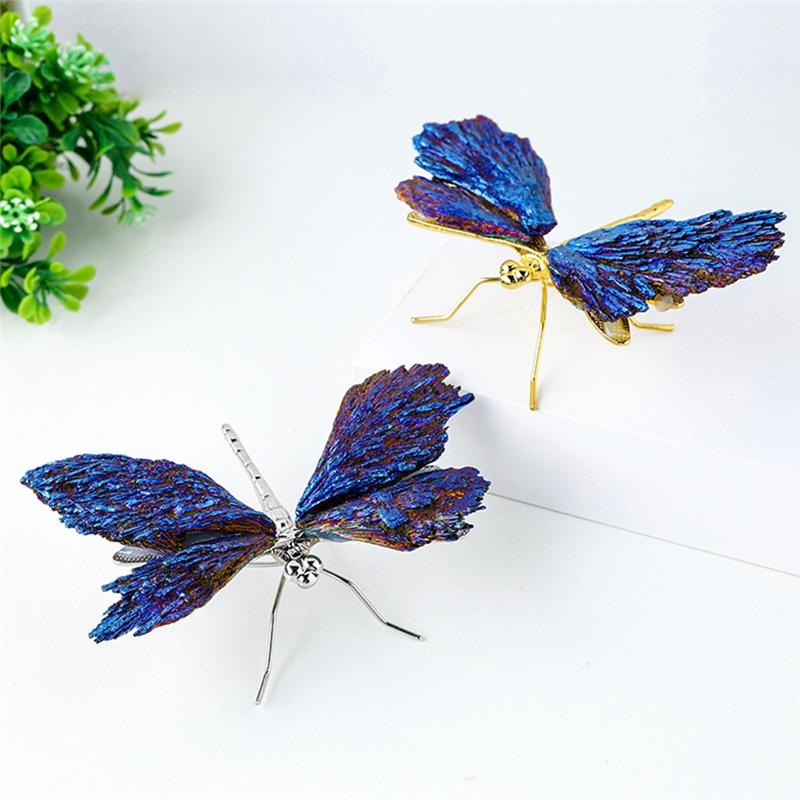 M-Moderne-Libellen-Skulptur Libellen-Dekoration Naturstein-Ornamente Handgefertigte Retro-Simulations-Libellenstatue