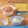 1Pc Silicone Pizza Dough Box With Lid Bread Fermentation Basket Non-Stick Pizza Toast Fermentat Box Kitchen Baking Tools