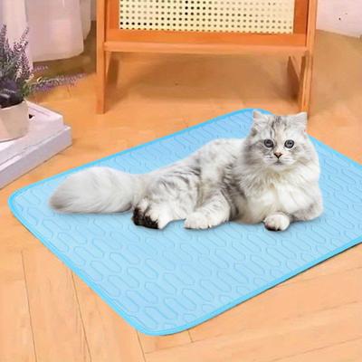 Alfombrilla Refrigerante para Perros Yousheng, Almohadilla Refrigerante de Seda de Hielo, Lavable, Cama Refrigerante para Mascotas, Esterilla Transpirable para Dormir para Perros Grandes Gatos