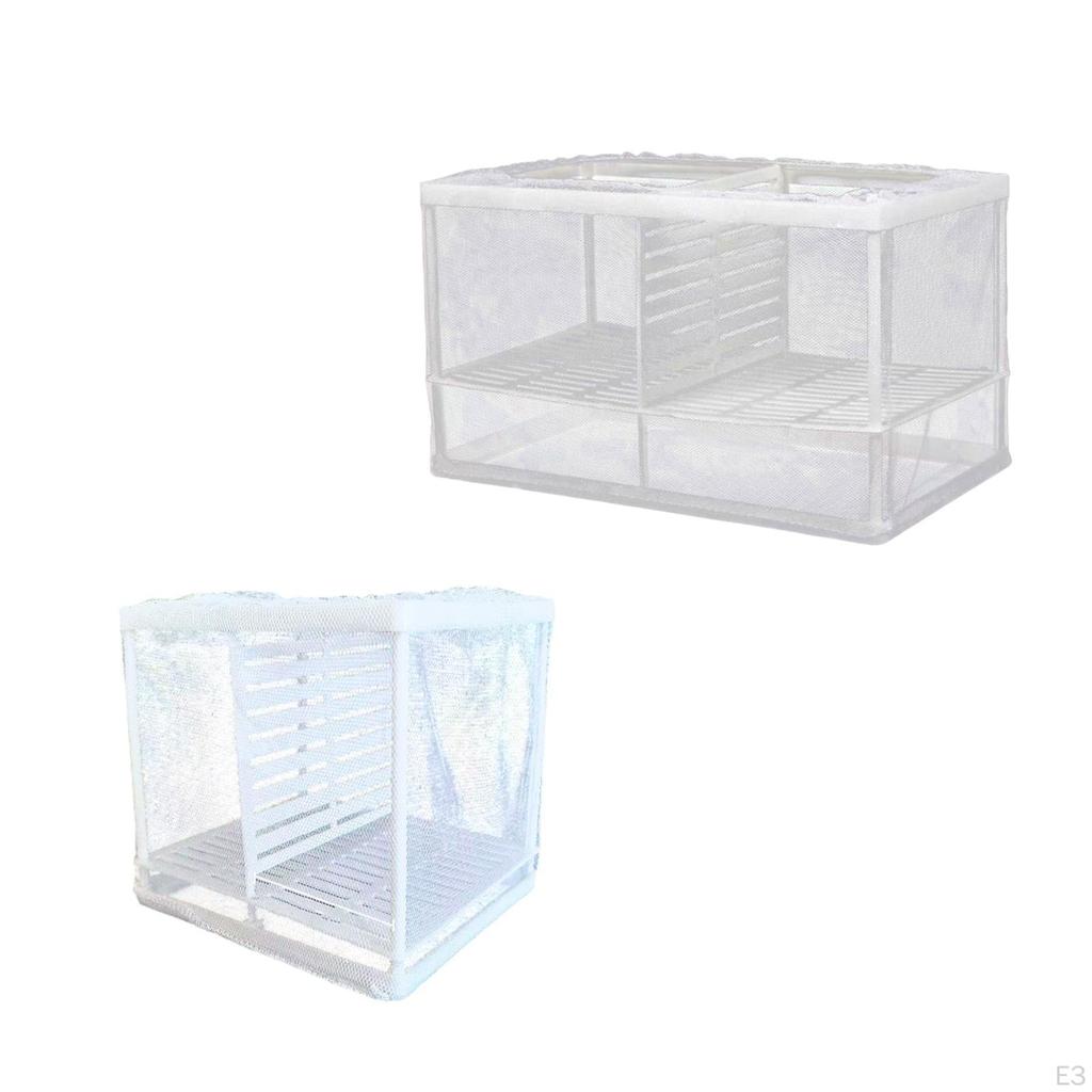 Aquarium Fishes Breeding Box Accessories Fry Feeding Protective Mesh for Guppy