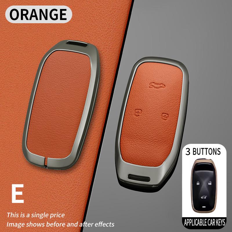 Changan Oshan Cos1° Car Key Case - Metal Shell Full Wrap with Buckle