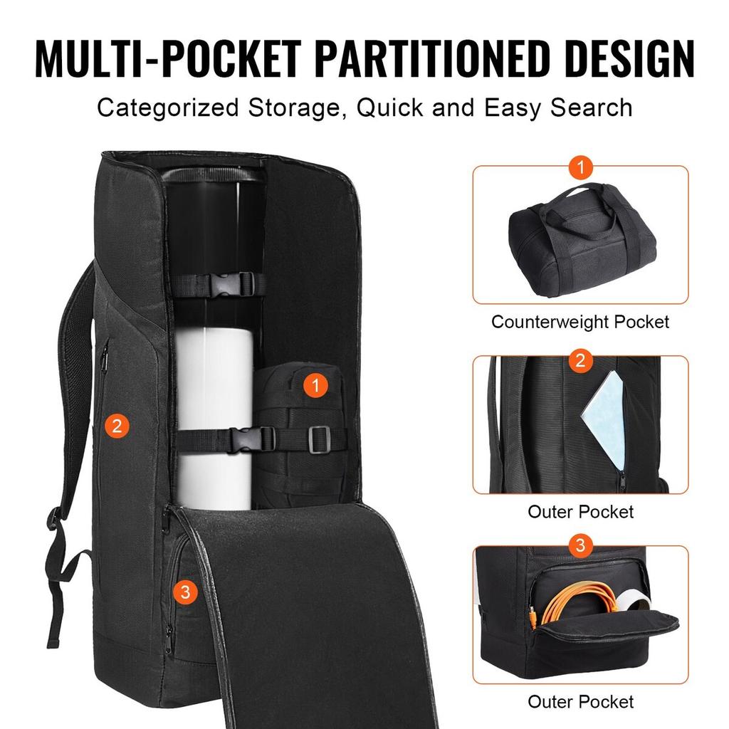 Telescope Case 760 Mm Multipurpose Shock-Absorbent Telescope Storage Bag