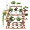 Wooden Plant Stand Flower Pots Organizer Rack Holder Indoor Outdoor