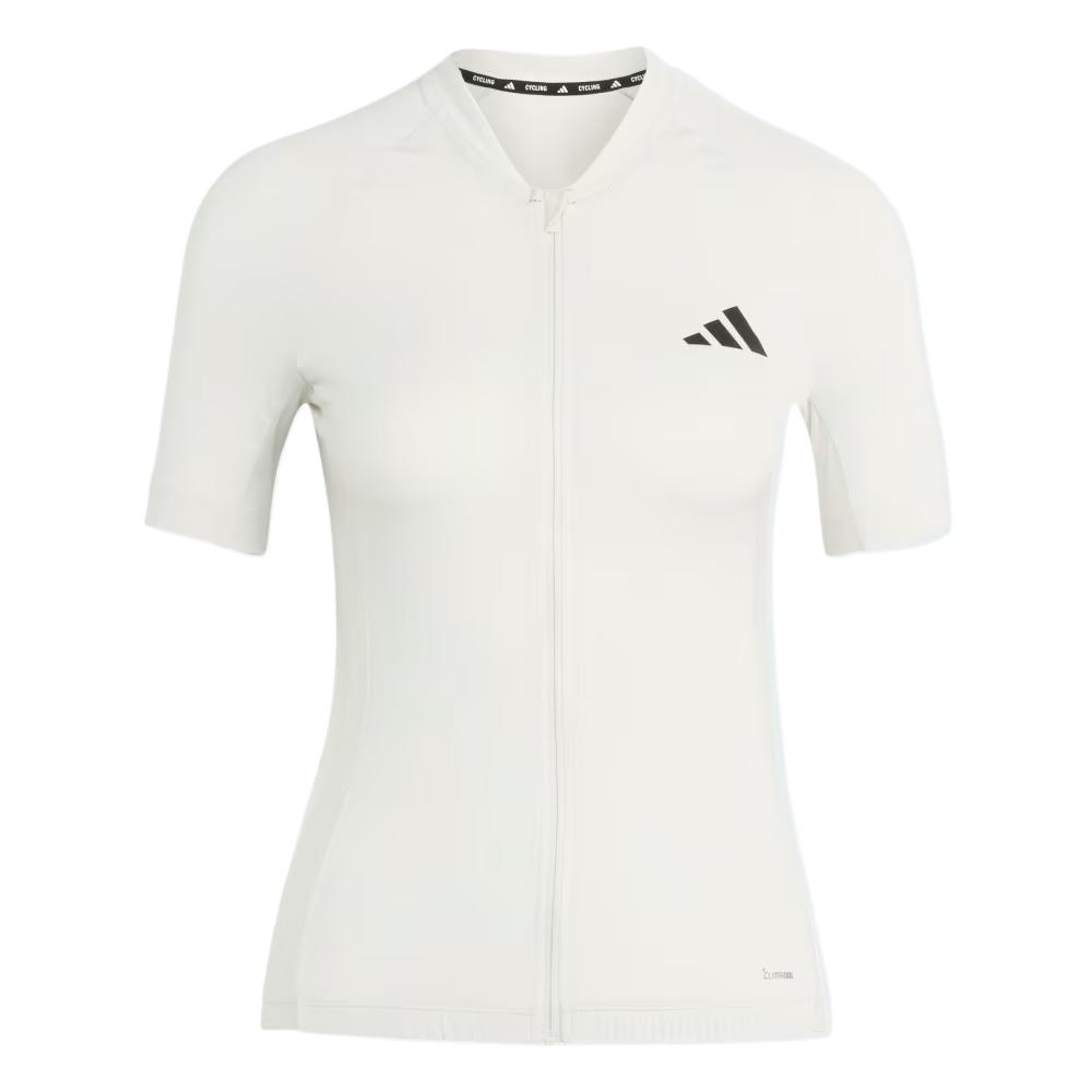 

Adidas Essentials Solid Color Zipper Fitted Cycling Jersey Women jersey JZ6724 2XS