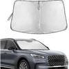 Windshield Sun Shade, Foldable Front Car Window Shades Cover for Windshield Sun Visor Protector, Keep Interior Cool, Universal Fit for Sedan SUV MPV,