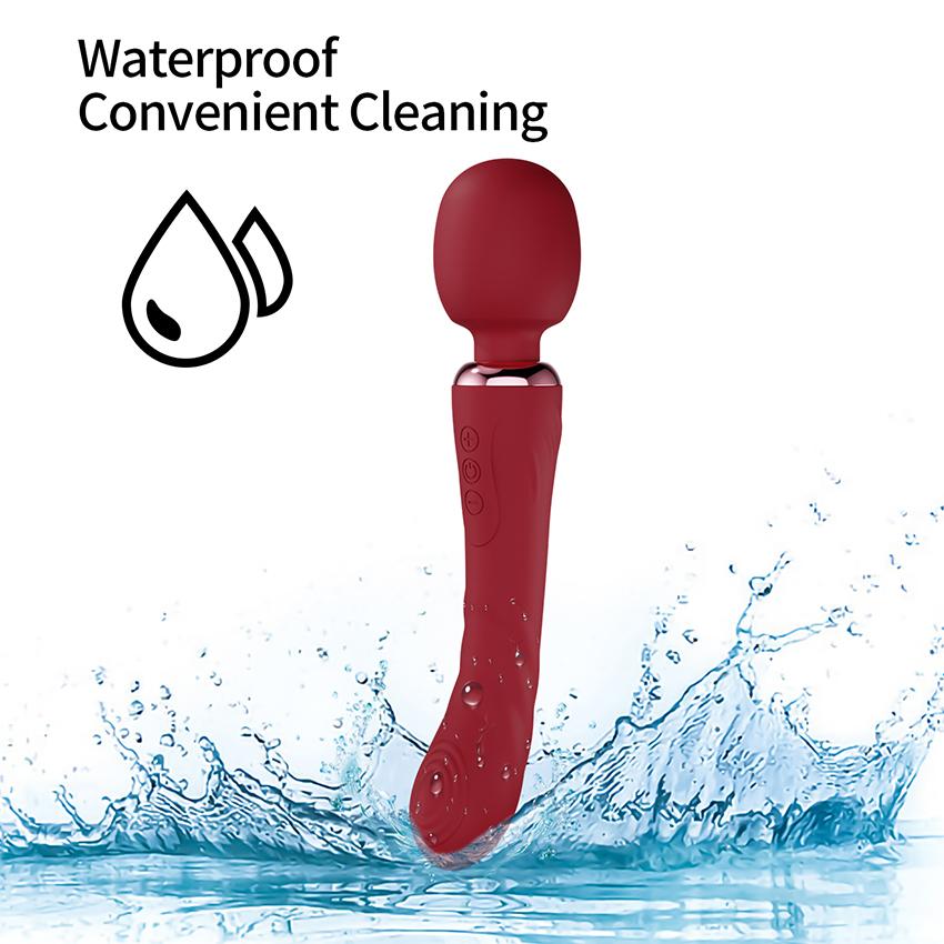 Powerful Dildos Vibrator Dual Motor Silicone Wand G-Spot Massager Sex Toy for Couple Clitoris Stimulator Adults Product