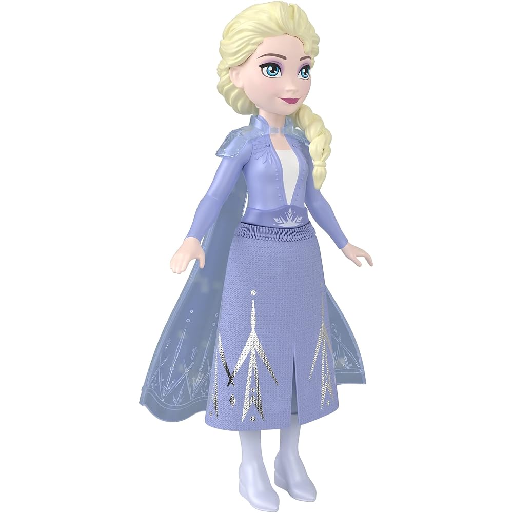 Mattel Disney Frozen Elsa Mini Doll Dress-Up Toy 3 Years and Up