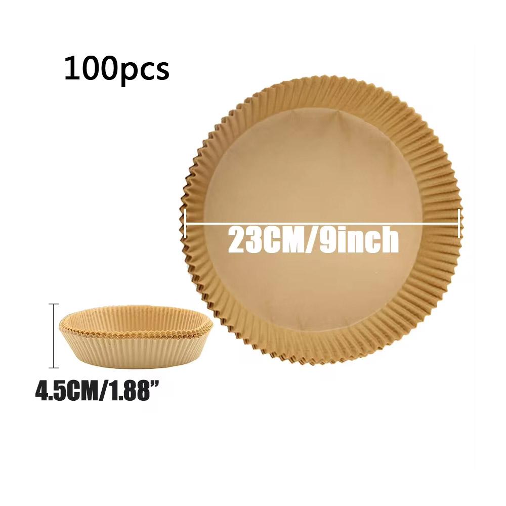 Disposable Paper Baking Pan Air Fryer Lined Nonstick Paper Pan for Oven Microwave Cooking Rectangular Food Storage Container