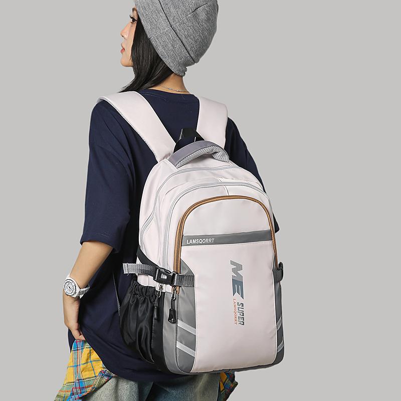 Men's Large Capacity Travel Backpack Junior Senior High School Student Schoolbag