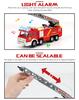 Shooting Water Lights N Sounds  Fire Truck Toy Rescue Vehicle Gift for Kids