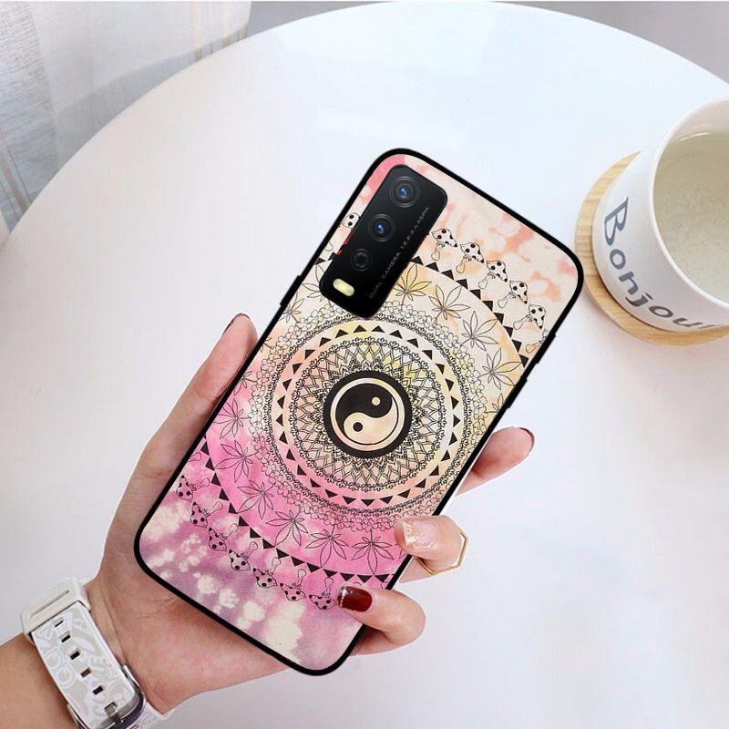 Yin yang ryba funda Kryt na telefon Pro vivo Y31 Y30 Y33S Y11S Y12S Y17 Y20 Y20S Y21 Y21S Y1S Y53S Y15 Y19 Y91C V23 5G Pouzdra coque