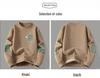 TBW9801 Velvet Warm Youthful Men's Round Neck Casual Hoodie