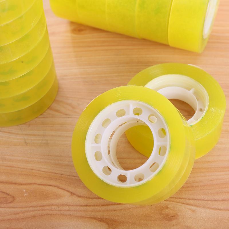 Transparent Student Stationery & Office Tape, 18mm X 30m, Small Packaging & Sealing Tape
