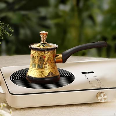 Cafetière Chauffe-lait Beurrier Pic Verseur Anti-débordement Facile à Nettoyer Cadeau Théière Fusion de Chocolat