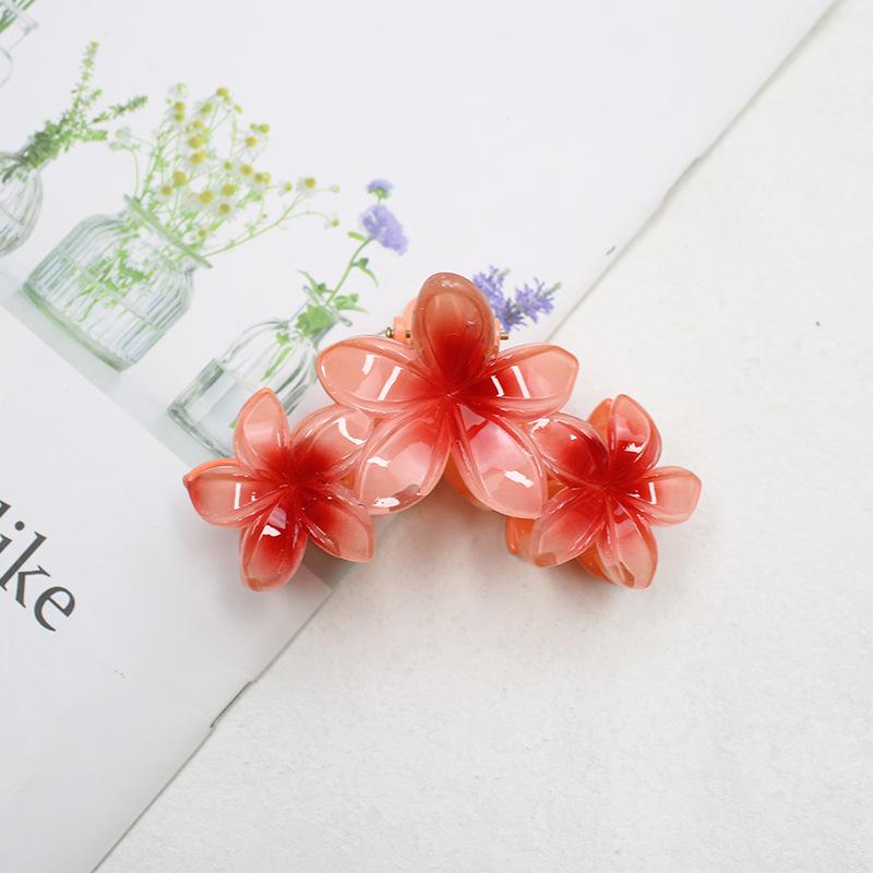 Flower Festival Hairpin Hair Claw Mother's Day Gift Hair Accessories Ladies Korean Sweet Ponytail Hair Crab Clip