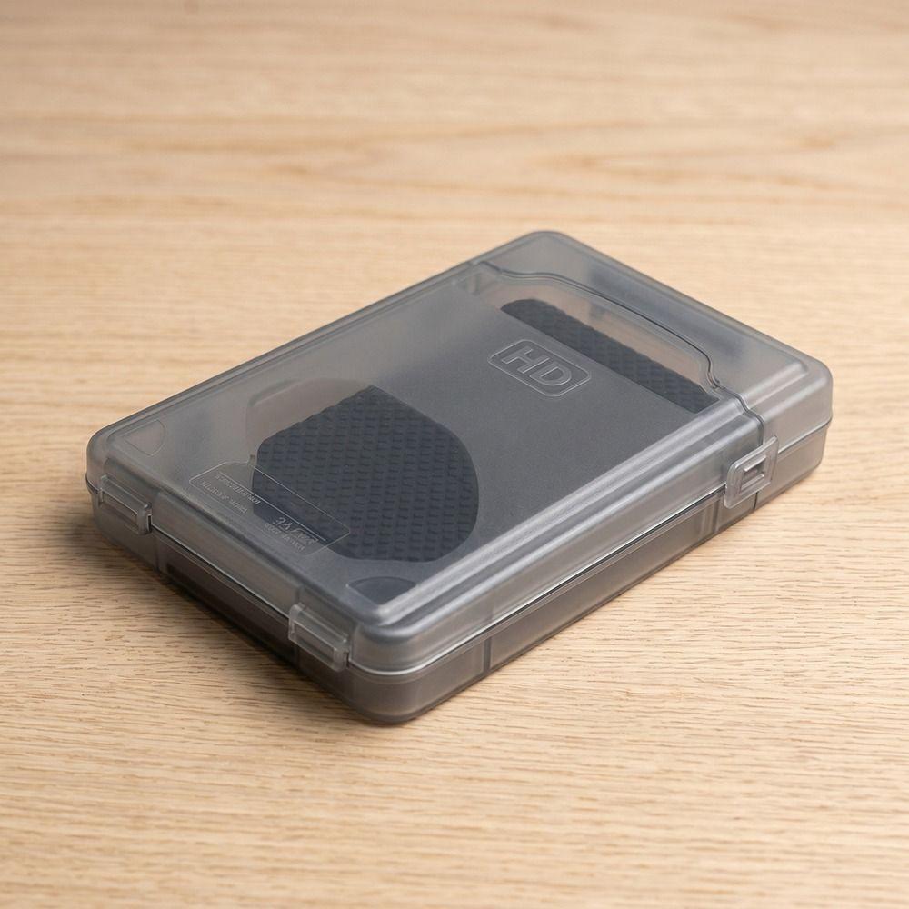 3.5in Hard Disk Protection Box ABS Transparent Hard Disk Protector Storage Box Data Center