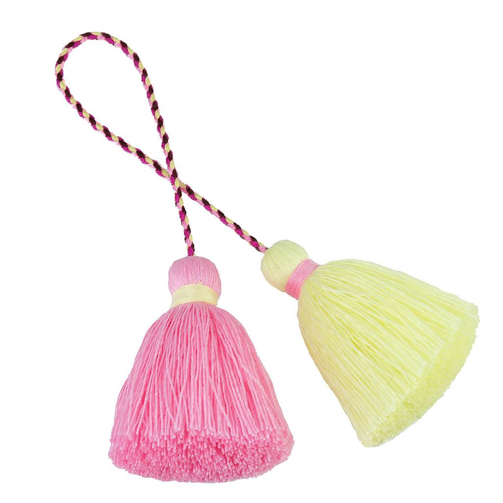1Pc Polyester Silk Tassel Colored Bohemian Style Fringe Trim Tassels DIY Earring Bag Curtains Wedding Jewelry Hanging Decoration