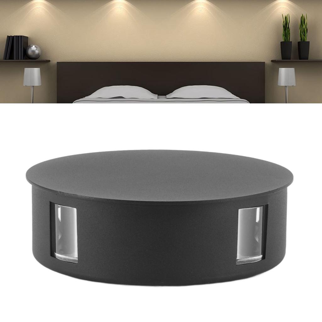 LED Modern Wall Lamp Round 4 Sided Bm Light 12W High Brightness Gentle Lighting Waterproof Wall Light