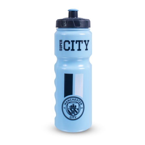 MANCHESTER CITY FC Team Merchandise 750ml Plastic Bottle, Blue