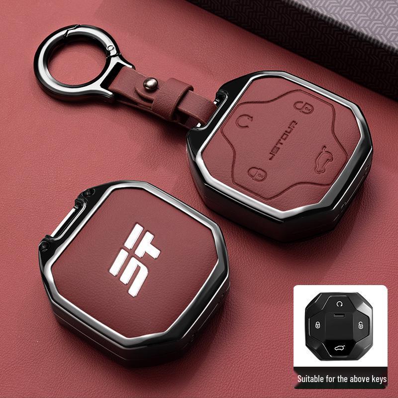 Jetour Traveler & Chery Shan Hai T2 Key Shell: 25 Compatible Models, Full Metal Coverage & Buckle.