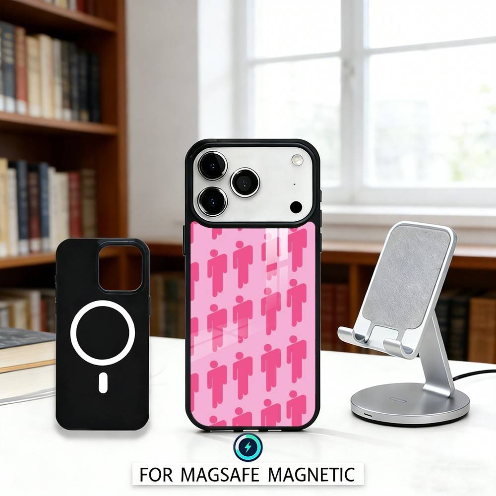 1PC Fashion Hit Me Phone Case For iPhone 17,16,15,14,13,12,Pro,Max For Magsafe Magnetic Wireless Charging