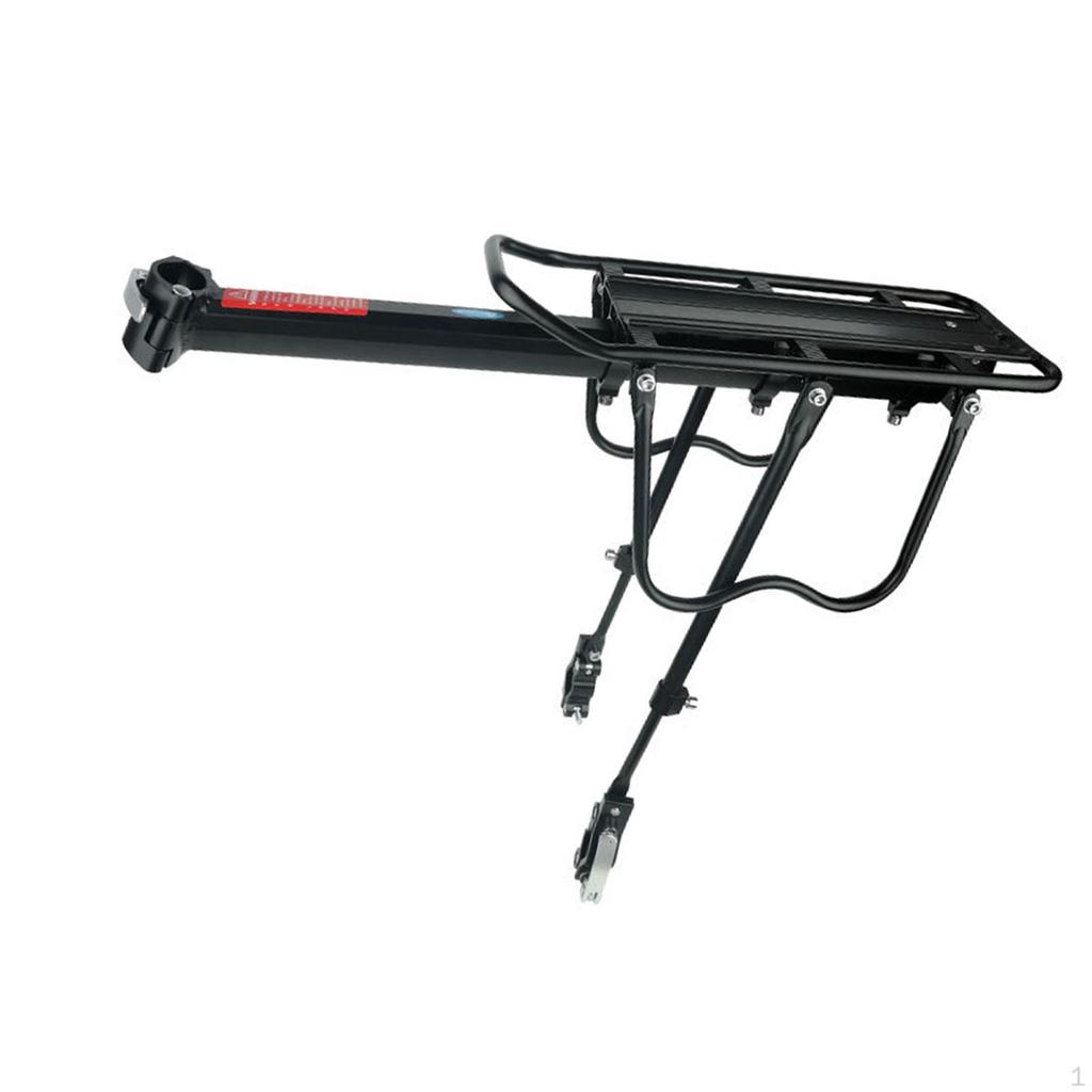 Bicycle Rear Rack Aluminum Alloy for Mountain Road Luggage Quick Release