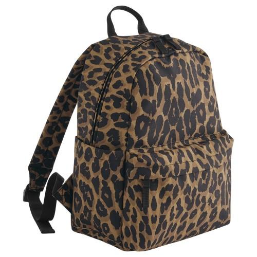 Bagbase Leopard Print Mini Backpack