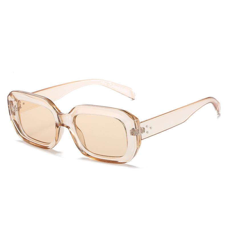 

Квадратні сонцезахисні окуляри, Персоналізовані квадратні окуляри з заклепками, Вуличні сонцезахисні окуляри. regular