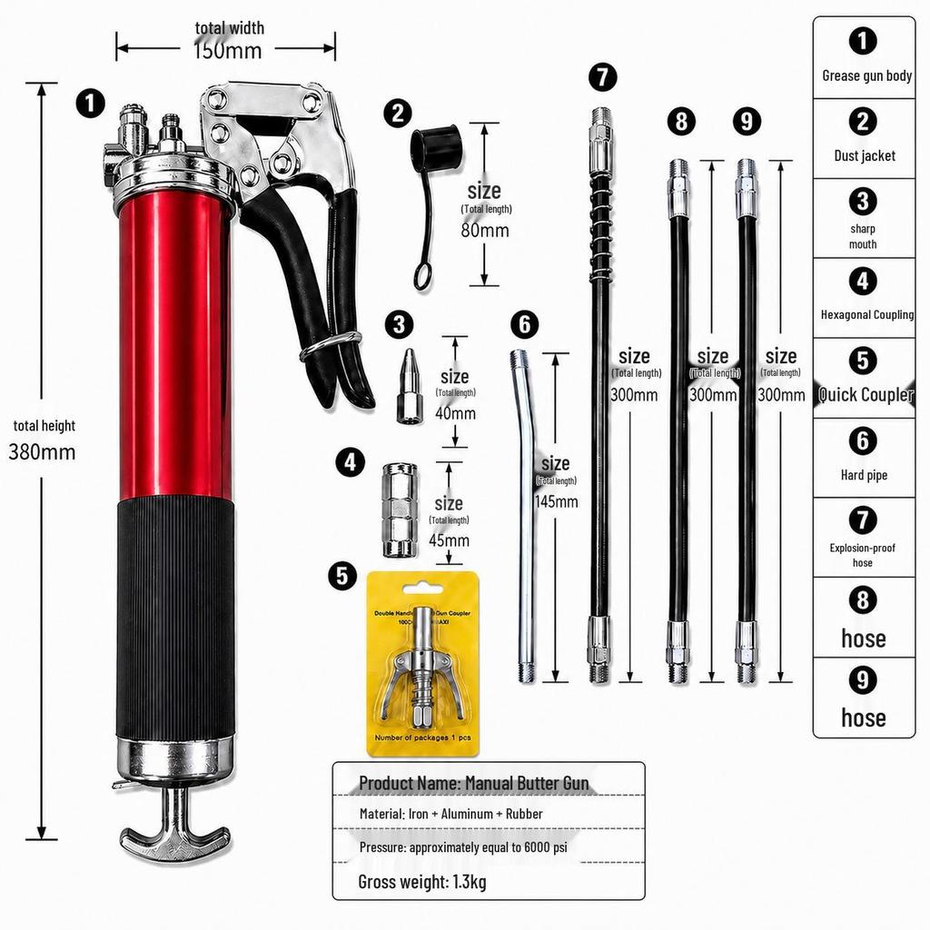 High-Pressure Pistol-Type Labor-Saving Grease Gun