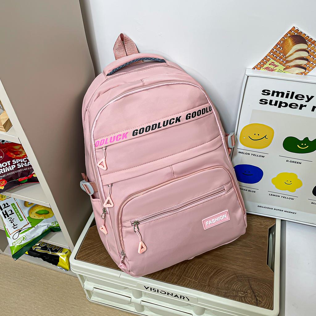 Junior High School Students' Schoolbags, Girls' Spine-Protecting and Weight-Reducing Backpacks for Middle School and High School Students,