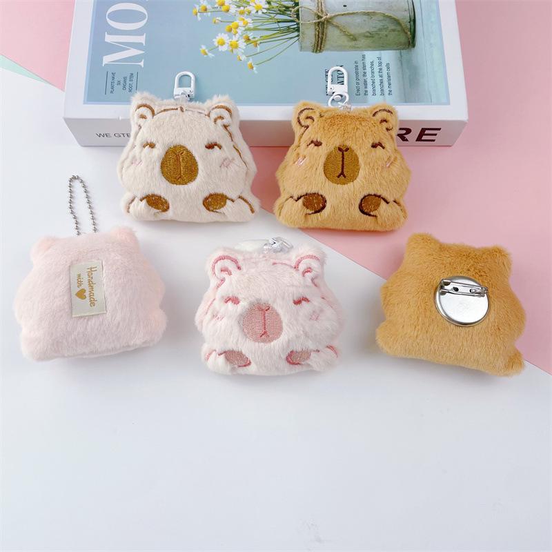 

Capybara Keychain: Cute Plush Pendant & Bag Charm
