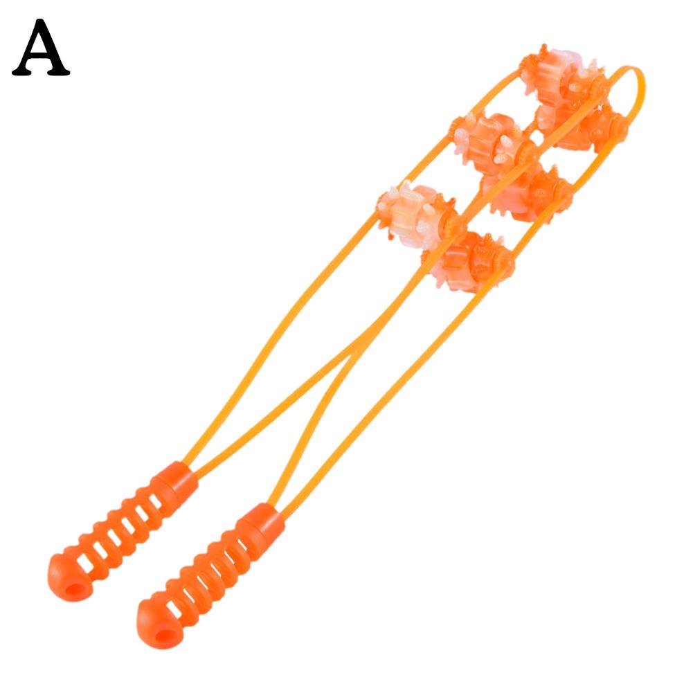 

Ручной массажер для мышц 95 см для физиотерапии спины, плеч и шеи, 3 инструмента, цветной роликовый массажер T8C7 yellow-1pcs