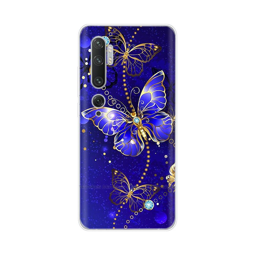 For Xiaomi Mi Note 10 Case Cute Painted Soft Silicone Back Cover For Xiaomi Mi Note10 Pro Lite 10lite Clear Phone Cases Fundas