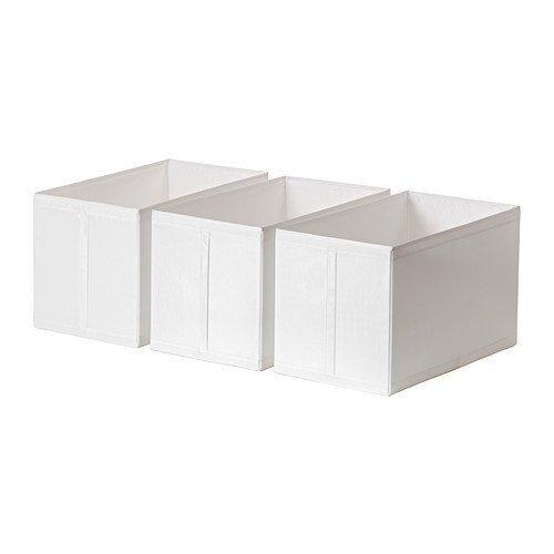SKUBB Box, White / 3 Pieces (402.903.71)