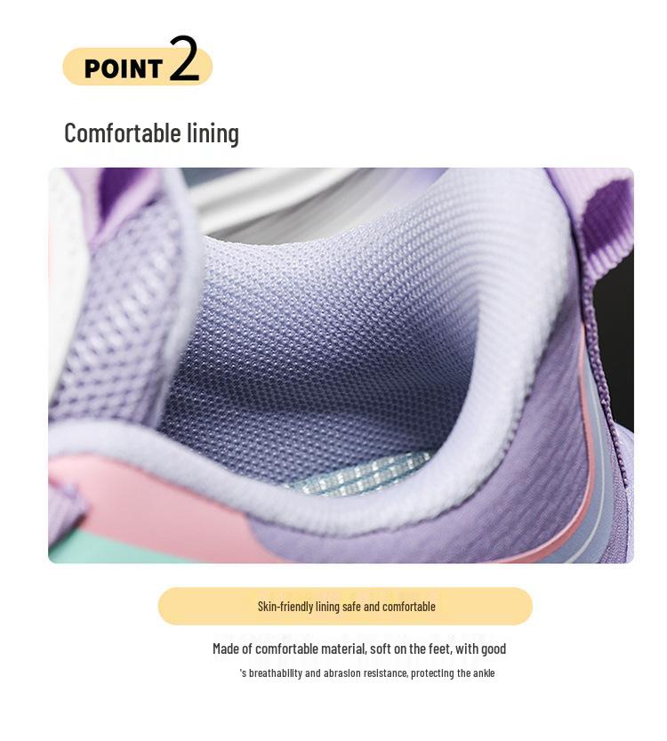 Rotating Buckle Kids' Non-Slip Lightweight Running Shoes for Spring & Autumn - Breathable, Comfortable Outdoor Sports Sneakers for Boys & Girls