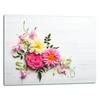 Glass Plate Cutting Board 52X40 Flowers