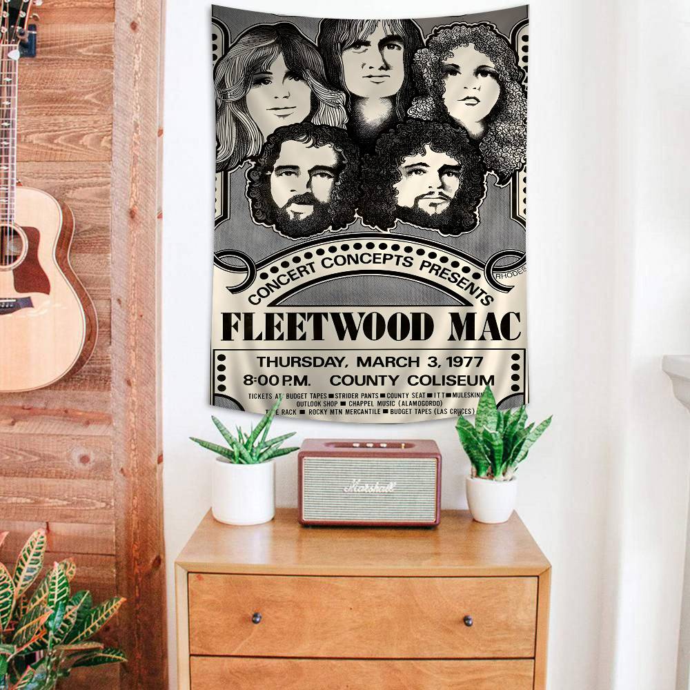 

FFleetwood Rock Band Mac Подвесной Богемный Гобелен Подвесной Таро Хиппи Настенные Ковры Комната Домашний Декор 74x94cm(29x37in)