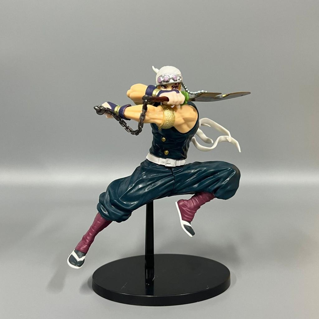 Figurka Anime Uzui Tengen Wzór Bojowy Dekoracja Model PVC Figurka Akcji Statua Zabawki Dla Dzieci Prezent