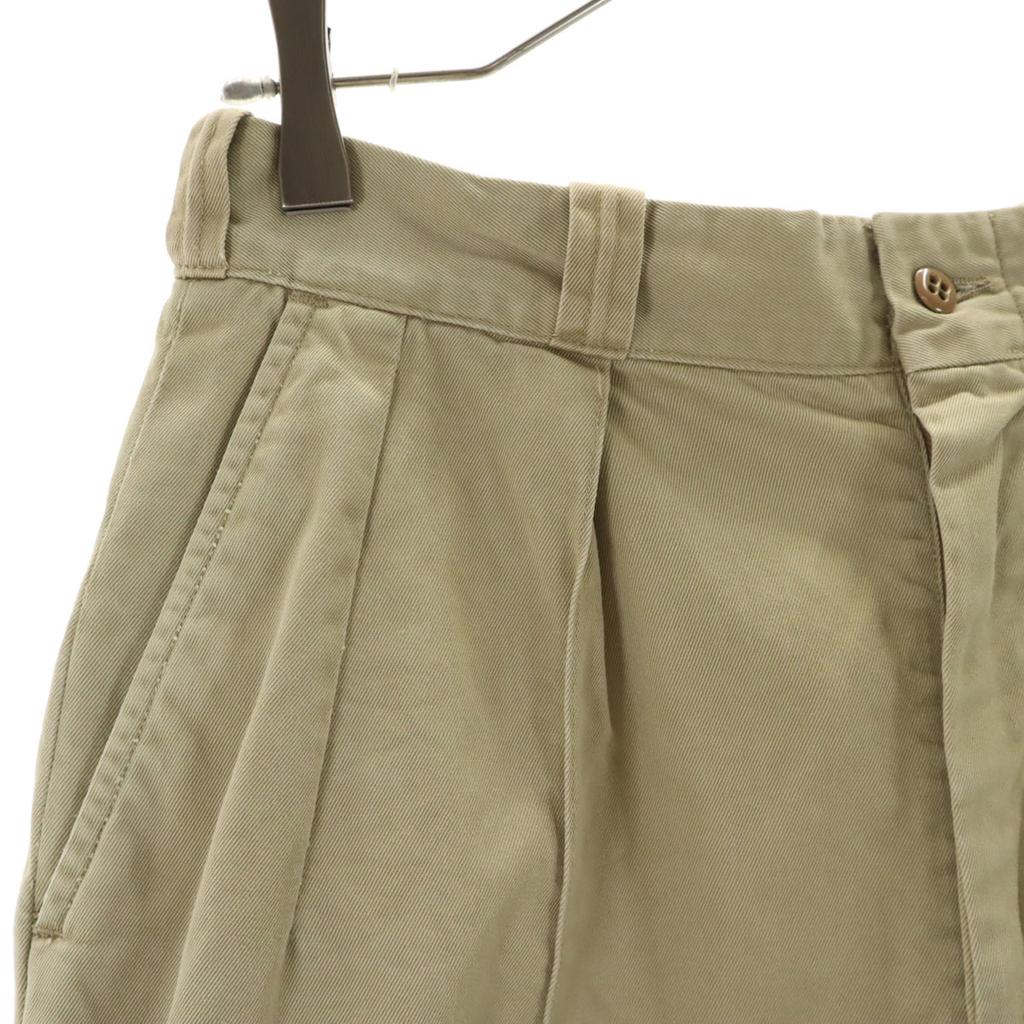 US ARMY 50s Cut Off Chino Shorts W30 Khaki Beige Men's Used